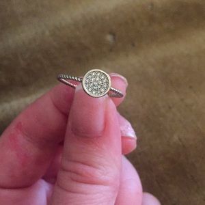 REAL diamond encrusted ring